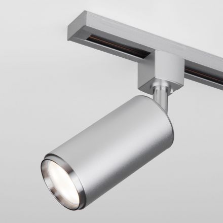 Трековый светильник Elektrostandard Svit GU10 хром матовый (MRL 1013) однофазный
