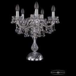 Настольная лампа Bohemia Ivele Crystal 1409L/5/141-47/Ni (BOHEMIA 1409L/5/141-47/Ni)