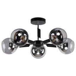 Потолочная люстра 40264/5BK CL ЭкономСвет (EKONOMSVET 40264/5BK CL)