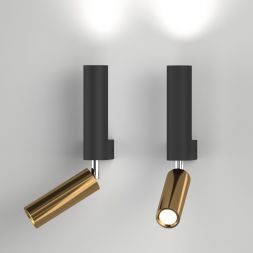 Настенный светильник Eurosvet 40020/1 LED черный/латунь
