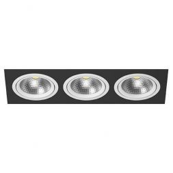 Встраиваемый точечный светильник i837060606 черный/белый Intero 111 Lightstar