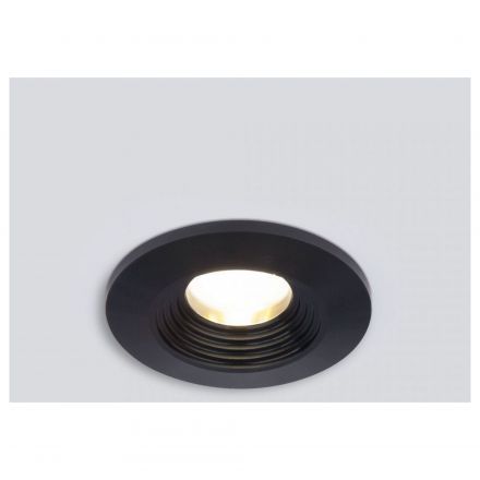Встраиваемый светодиодный светильник Elektrostandard 9903 LED 3W 3000K COB BK черный