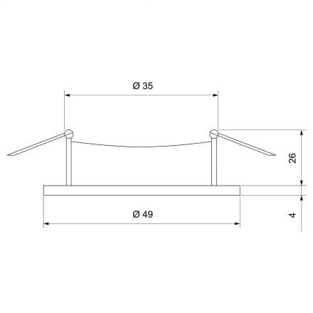 Встраиваемый светодиодный светильник Elektrostandard 9903 LED 3W 3000K COB BK черный