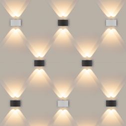 Уличный светильник Elektrostandard 1555 TECHNO LED TWINKY DOUBLE серый
