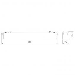 Flat Magnetic Трансформатор 200W (черный) Elektrostandard