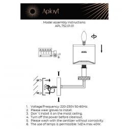 Бра Aployt APL.752.01.01 Emelin