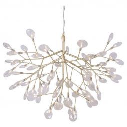 Подвесная люстра Crystal Lux Evita SP63 Gold/Transparent