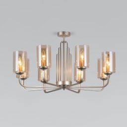 Потолочный светильник Eurosvet 60138/8 перламутровое золото (EUROSVET 60138/8 перламутровое золото)