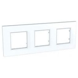 Рамка 3-ая Schneider Electric Unica Quadro Белый MGU2.706.18