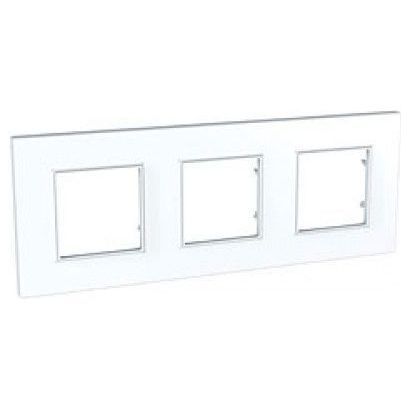 Рамка 3-ая Schneider Electric Unica Quadro Белый MGU2.706.18