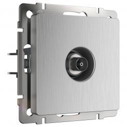 Розетка TV Werkel W1183009 серебро рифленый (WL09-TV)