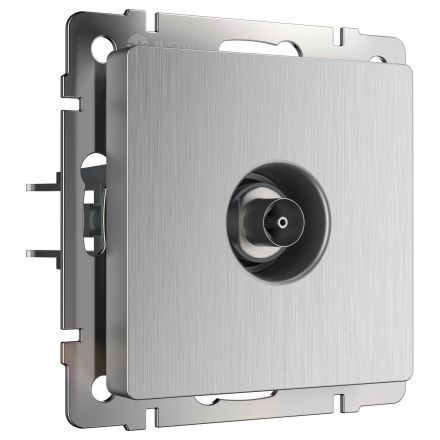 Розетка TV Werkel W1183009 серебро рифленый (WL09-TV)