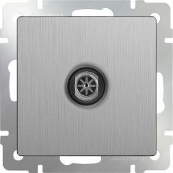 Розетка TV Werkel W1183009 серебро рифленый (WL09-TV)