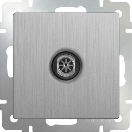 Розетка TV Werkel W1183009 серебро рифленый (WL09-TV)