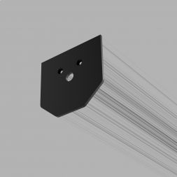 Slim Magnetic Заглушки для шинопровода в натяжной потолок (черный)  (2 шт.) 85125/00 Elektrostandard