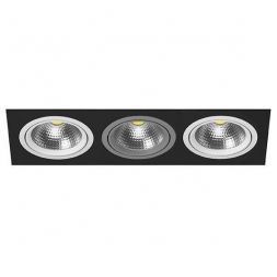 Встраиваемый точечный светильник i837060906 черный/белый/серый Intero 111 Lightstar