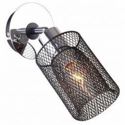 Бра Linvel LB 9303/1 Уивер Черный/хром