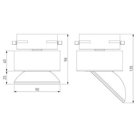 Светильник светодиодный  Smooth белый матовый 10W 4200K однофазный 85515/01 Elektrostandard