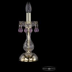 Настольная лампа Bohemia Ivele Crystal 1410L/1-27/G/V7010