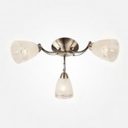 Люстра потолочная Eurosvet 30080/3 античная бронза