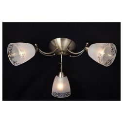 Люстра потолочная Eurosvet 30080/3 античная бронза