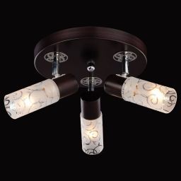 Люстра поворотная Eurosvet 21131/3 хром/венге (EUROSVET 21131/3)