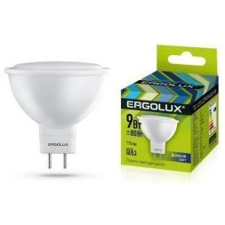 Светодиодная лампа Ergolux LED-JCDR-9W-GU5,3-6K