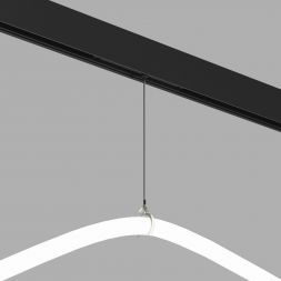 Slim Magnetic Коннектор для шинопровода черный Full light 85102/00 Elektrostandard