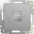 Розетка компьютерная Werkel RJ-45 W1181009 серебро рифленый (WL09-RJ-45)