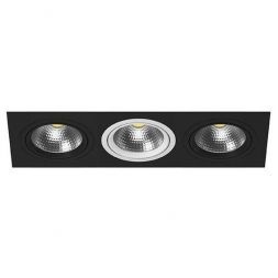Встраиваемый точечный светильник i837070607 черный/белый Intero 111 Lightstar