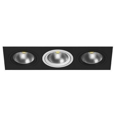 Встраиваемый точечный светильник i837070607 черный/белый Intero 111 Lightstar