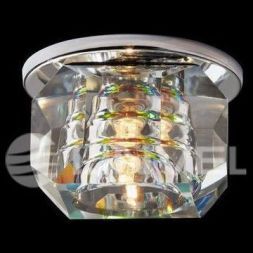 Светильник встраиваемый Linvel V 605 кристалл хром/мультиколор 12V 35W G5.3