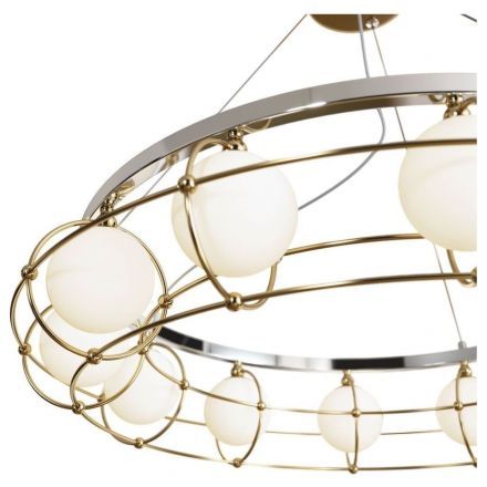 Подвесная люстра Maytoni MOD312PL-12GCH Carcass