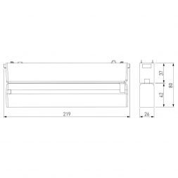 Flat Magnetic Трековый светильник 12W 4000K Insight (чёрный) Elektrostandard