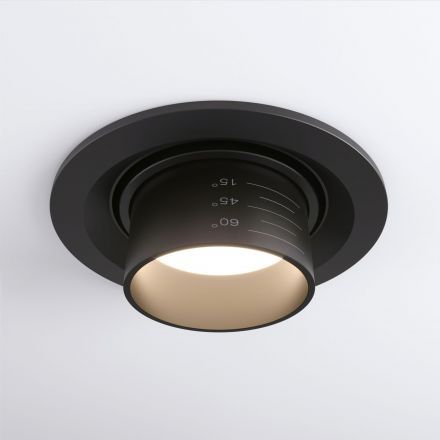 Потолочный светодиодный светильник Elektrostandard 9920 LED 15W 3000K черный