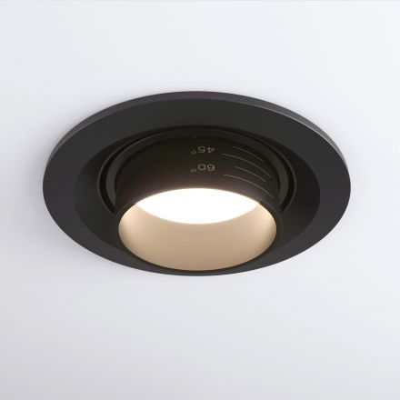 Потолочный светодиодный светильник Elektrostandard 9920 LED 15W 3000K черный