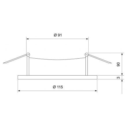 Потолочный светодиодный светильник Elektrostandard 9920 LED 15W 3000K черный