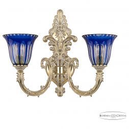 Бра 7109B15P/2/210 GW P2 U Clear-Blue/H-1h Bohemia Ivele Crystal