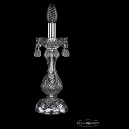 Настольная лампа Bohemia Ivele Crystal 1410L/1-31/Ni/V0300