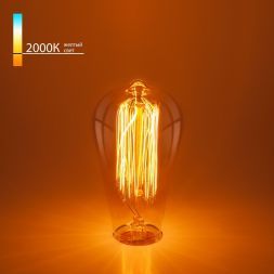 Ретро лампа Эдисона ST64 60W Elektrostandart