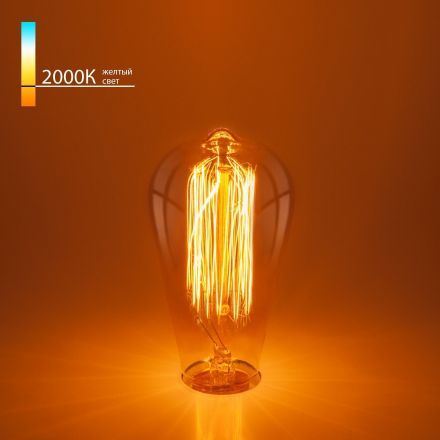 Ретро лампа Эдисона ST64 60W Elektrostandart