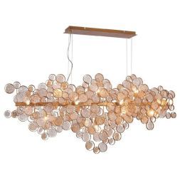 Светильник подвесной Crystal Lux DESEO SP15 L1400 GOLD