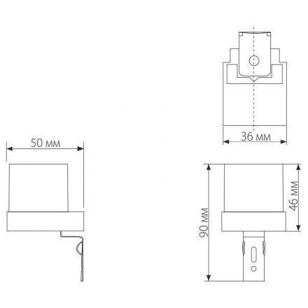 Датчик освещенности Elektrostandard SNS-L-06 1200W IP44 Белый