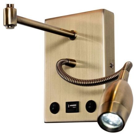 Настенное бра Arte Lamp A2581AP-2AB