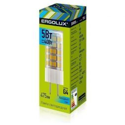 Светодиодная лампа Ergolux LED-JD-5W-G4-4K