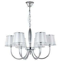 Подвесная люстра Crystal Lux FAVOR SP6 CHROME (CRYSTAL-LUX FAVOR SP6 CHROME) Подвесная люстра Crystal Lux FAVOR SP6 CHROME (CRYSTAL-LUX FAVOR SP6 CHROME)