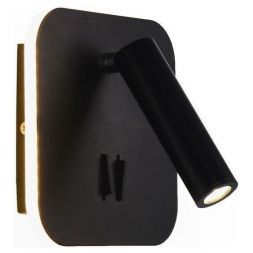Настенный светодиодный светильник Ambrella FW253 BK/S Sota