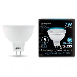 Лампа Gauss 101505207 LED MR16 GU5.3 7W 4100K