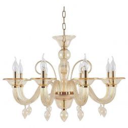 Подвесная люстра Crystal Lux Caetano SP-PL8 Amber