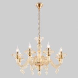 Подвесная люстра Crystal Lux Caetano SP-PL8 Amber